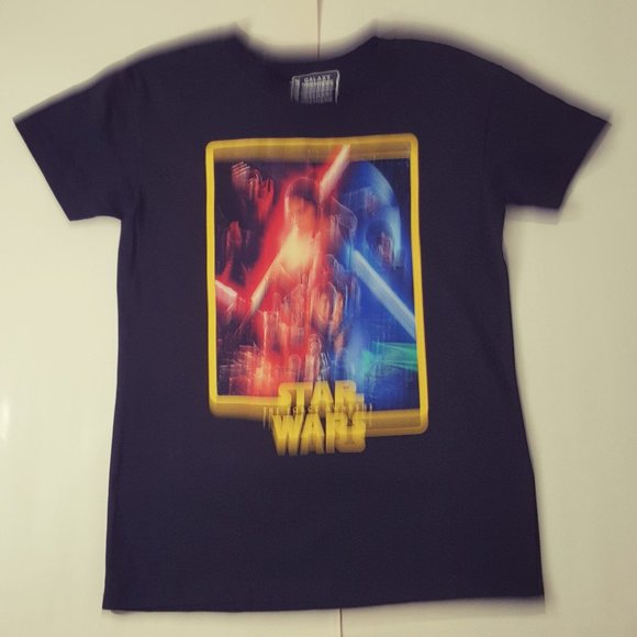 Brand New Unisex  STAR WARS Galaxy Premiere T-Shirts Size YTH L Black - Picture 4 of 4
